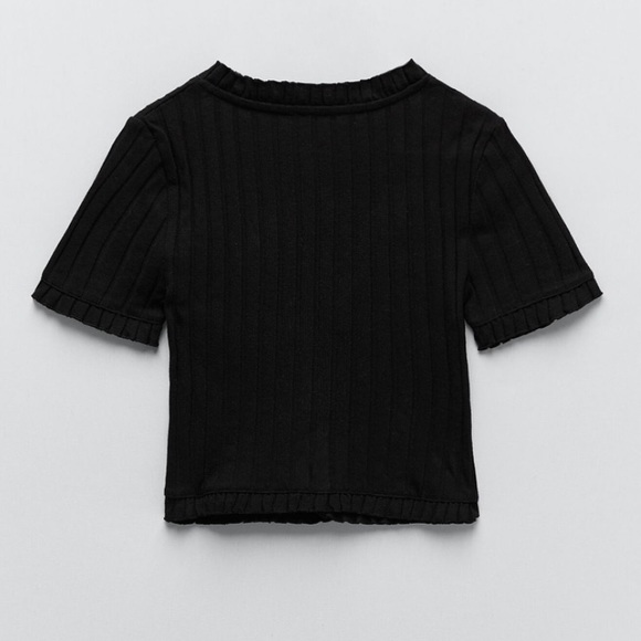 NWT- Zara ribbed crop top - Picture 5 of 10